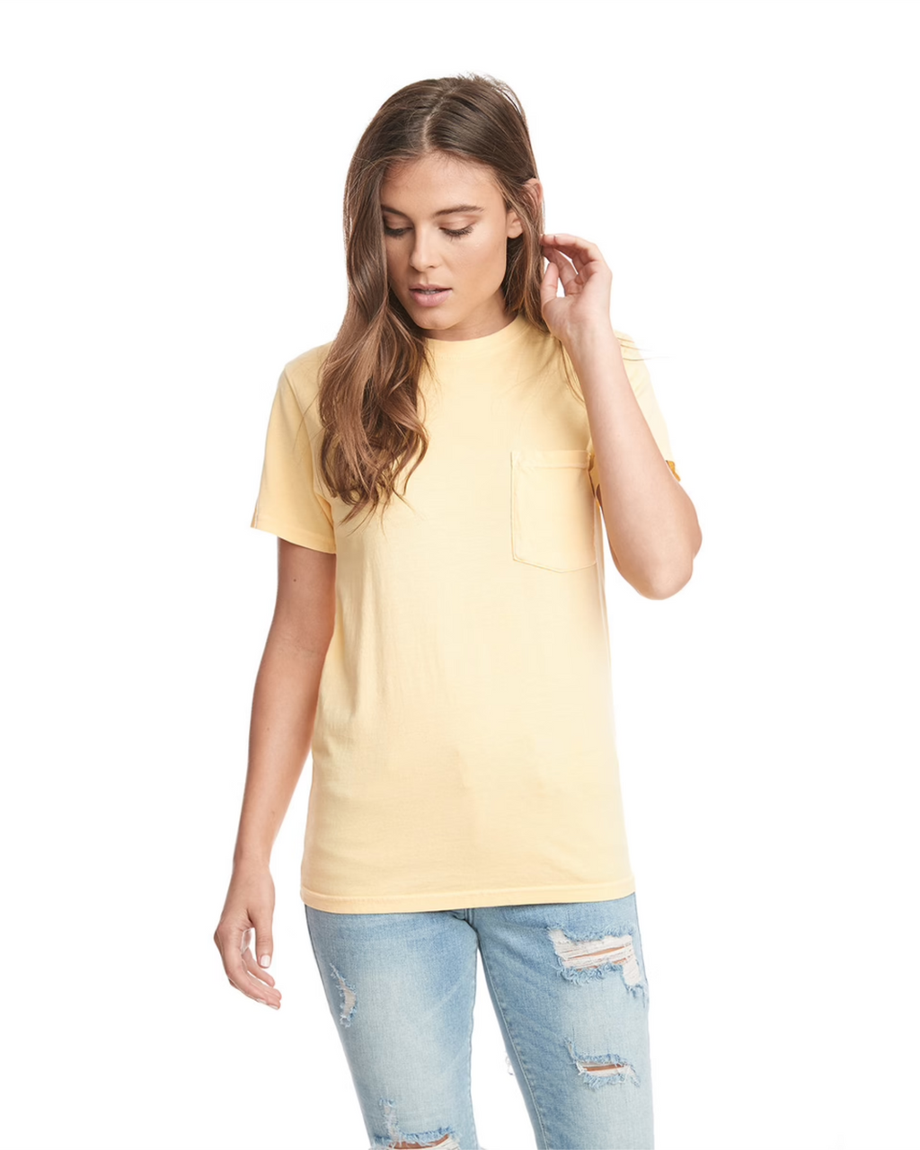 Inspired Dye Short Sleeve Pocket Crew T-Shirt - Next Level 7415
