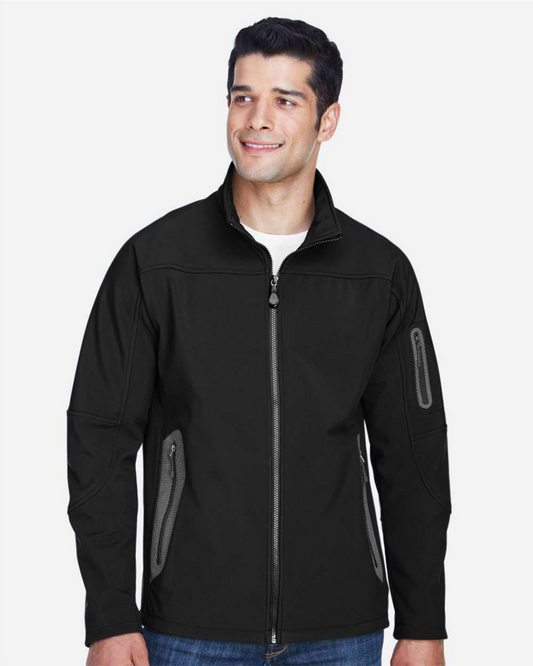 Men's Three Layer Fleece Bonded Shell Technical Jacket - 88138