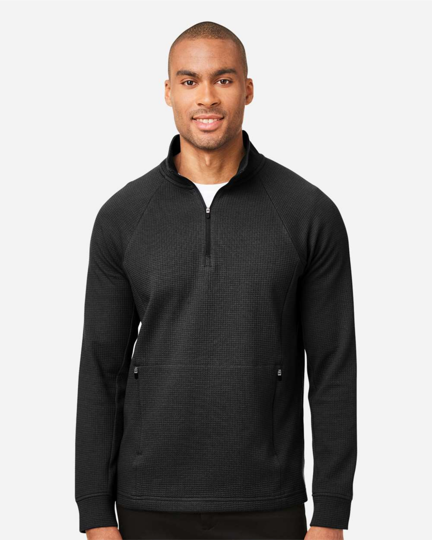 Men's Rhythm Waffle Quarter-Zip Pullover - NE200