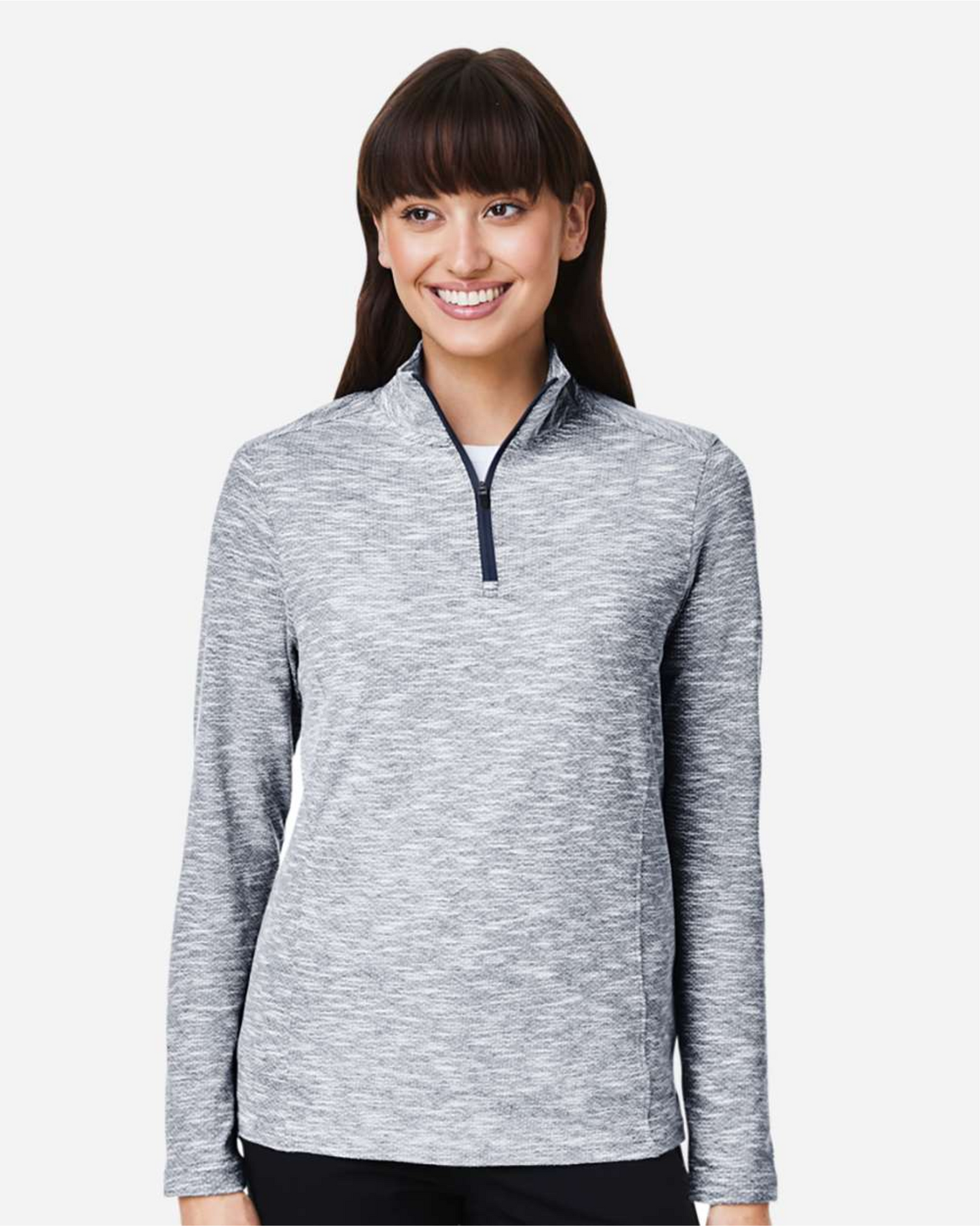 Women's Eclipse Jacquard Quarter-Zip Pullover - NE415W