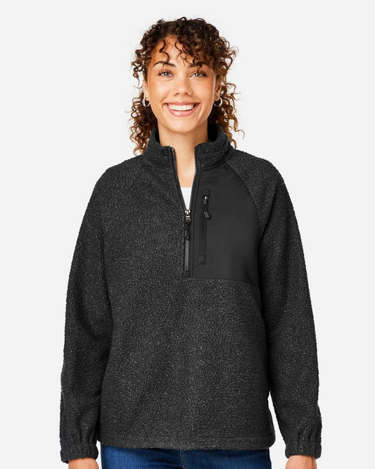 Ladies' Aura Sweater Fleece Quarter-Zip Pullover - NE713W