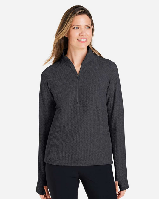 Women's Spirit Textured Quarter-Zip Pullover - NE725W
