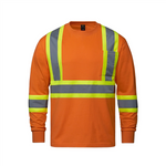 Paramount - Cotton Long Sleeve Hi-Vis T-Shirt - Cx2 - S05995