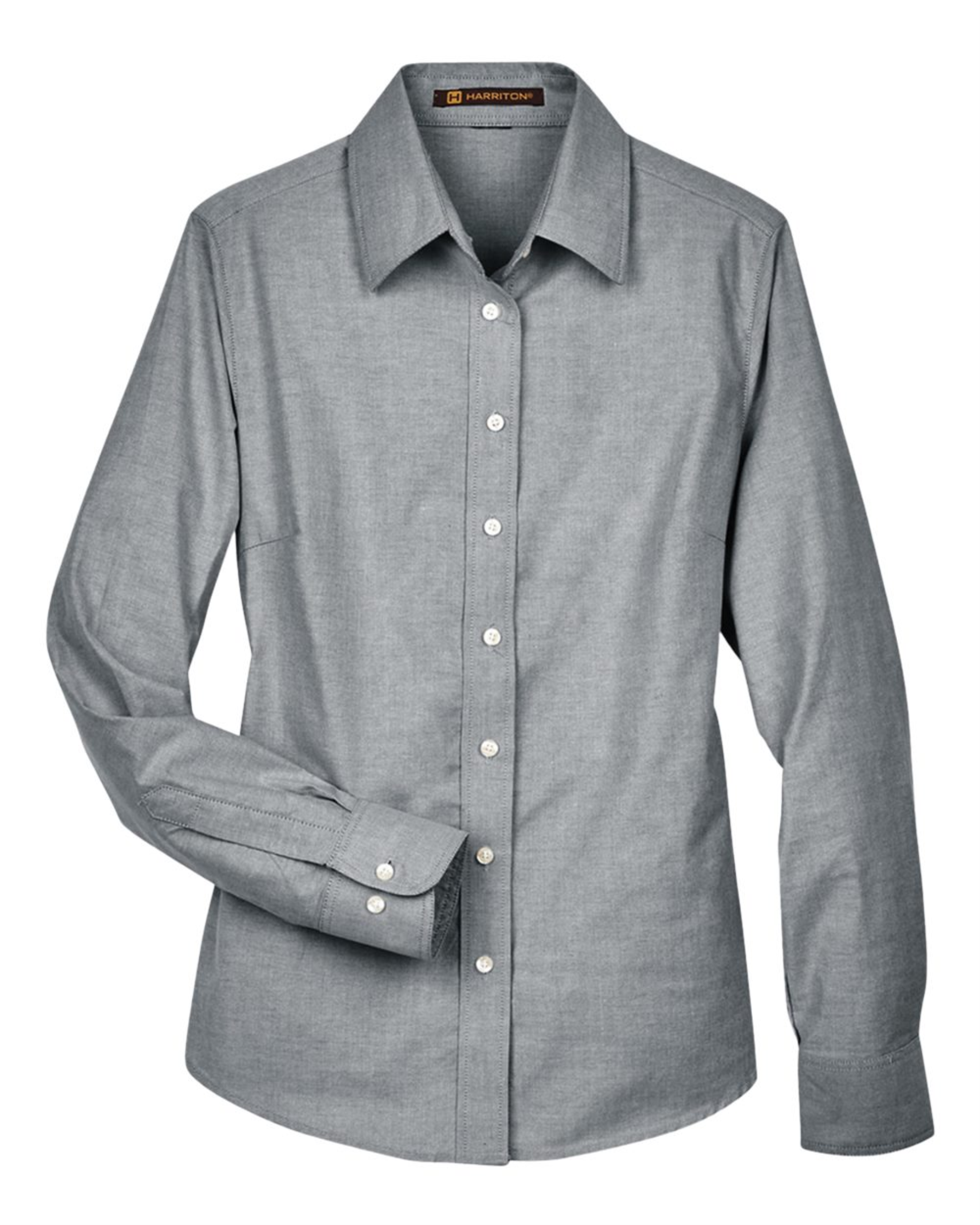 Ladies' Long Sleeve Oxford Dress Shirt - Harriton M600W