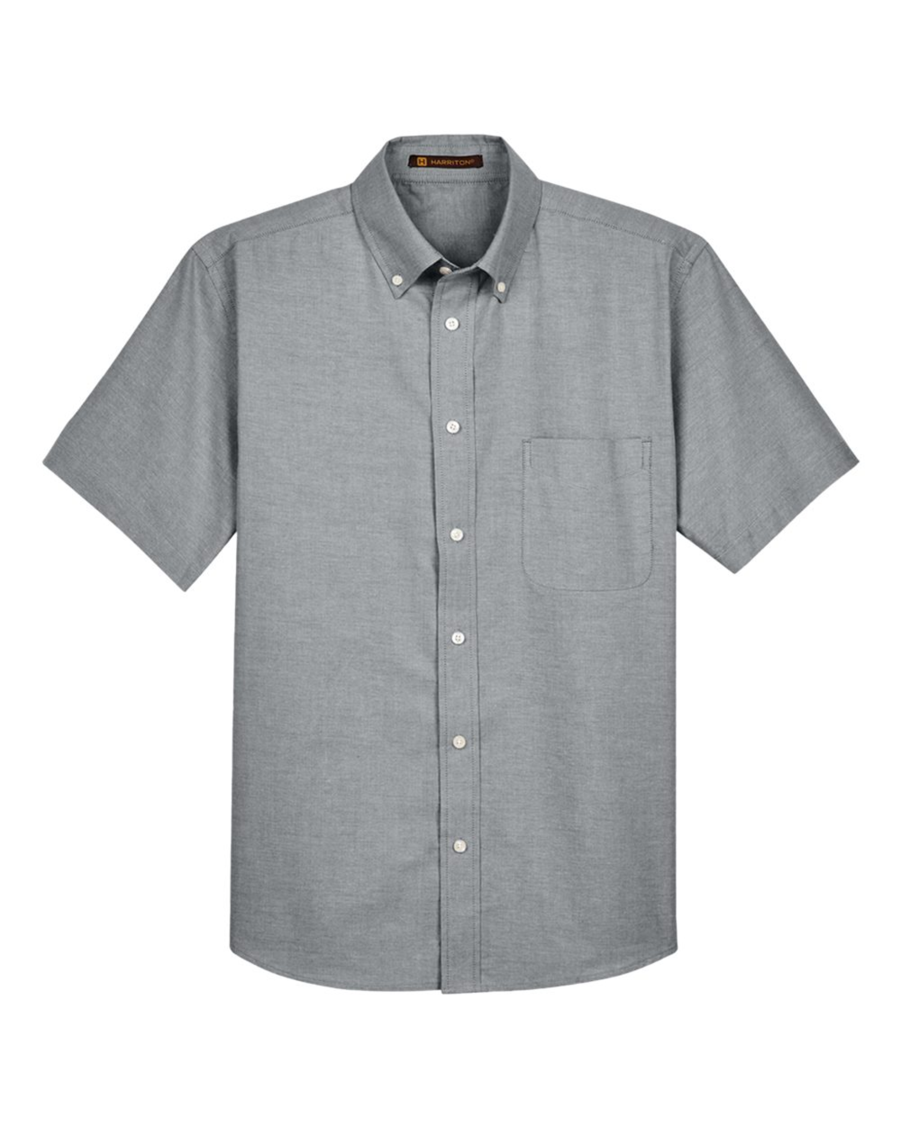Men's Oxford Short Sleeve with Stain-Release -Harriton M600S