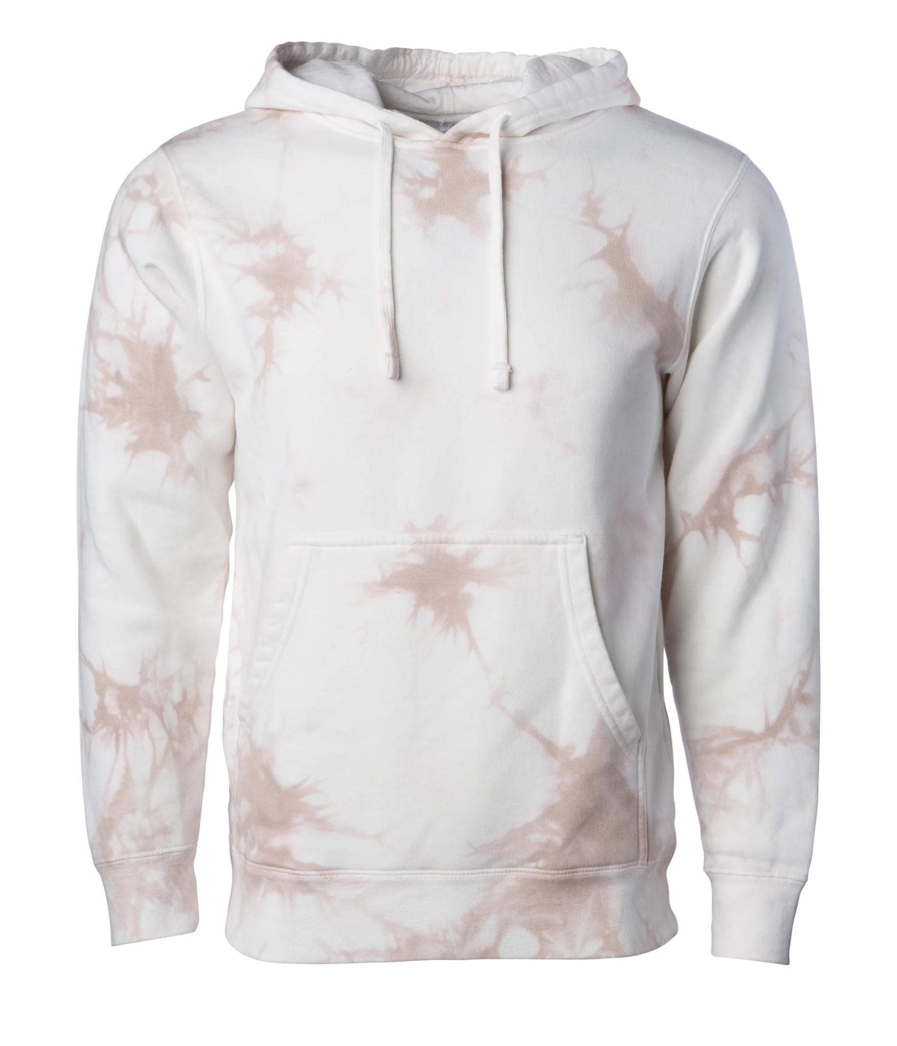 Midweight Tie-Dyed Hooded Men's Sweatshirt - Independent Trading Co. PRM4500TD