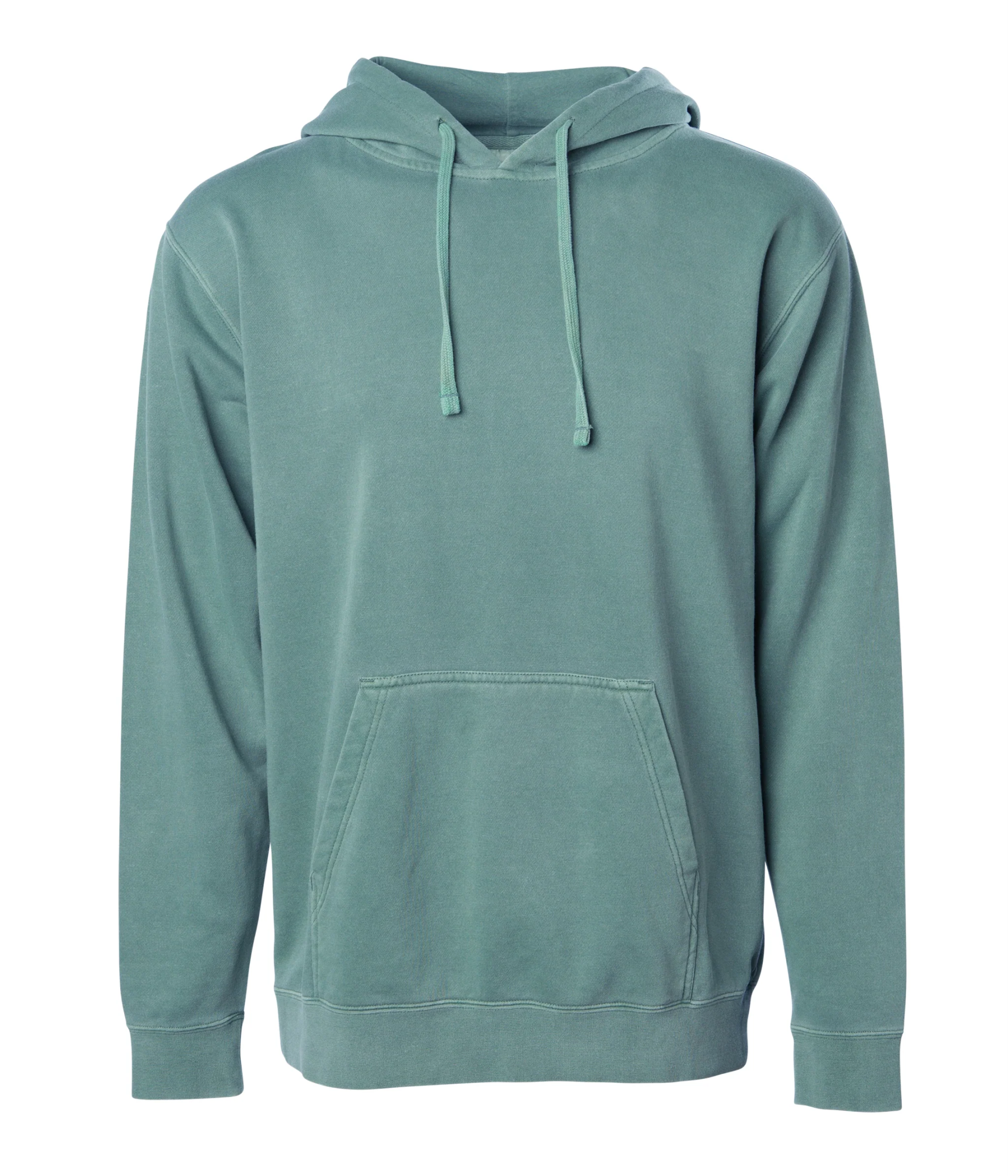 Midweight Pigment-Dyed Hooded Men's Sweatshirt - Independent Trading Co. PRM4500