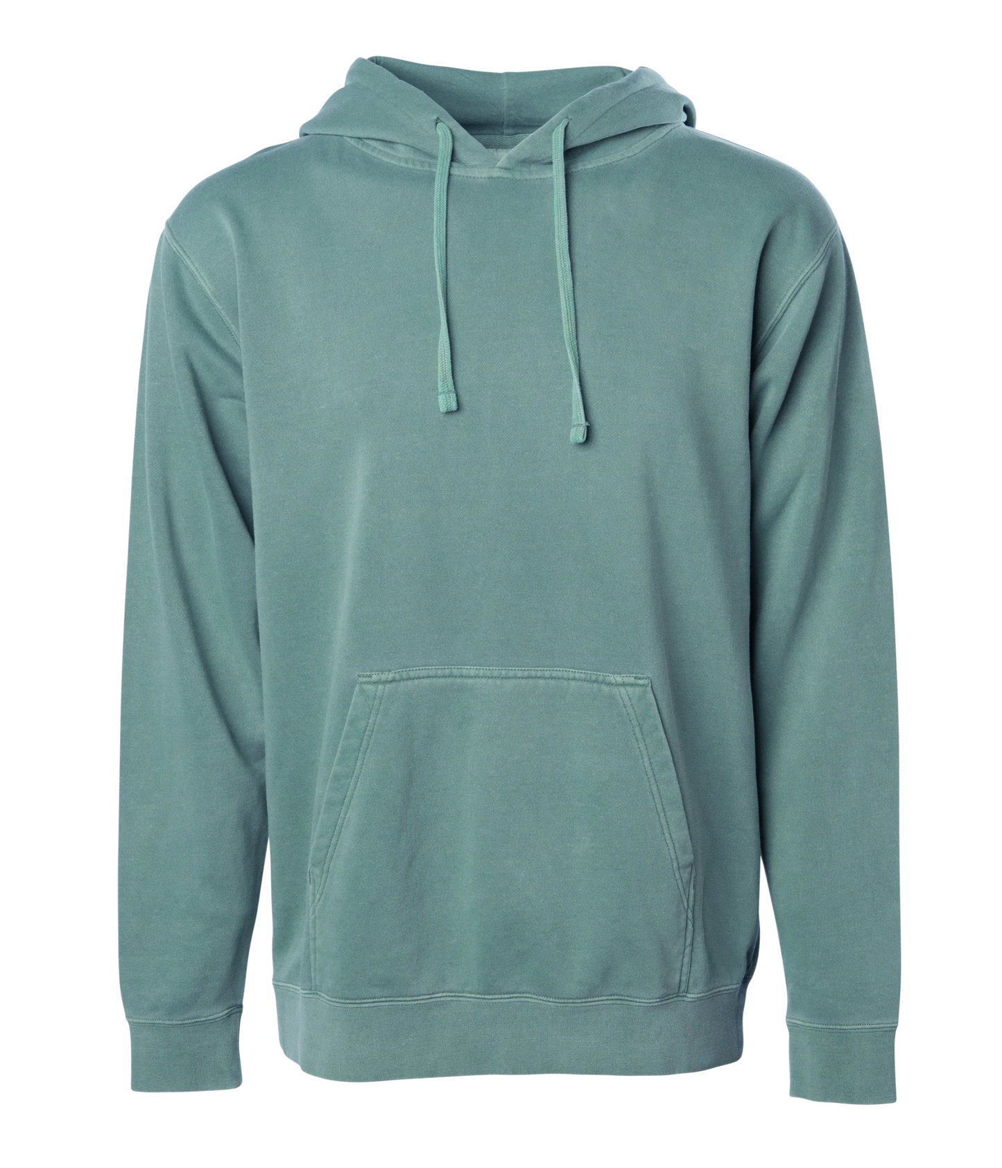 Midweight Pigment-Dyed Hooded Men's Sweatshirt - Independent Trading Co. PRM4500
