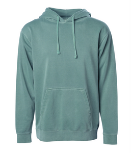 Midweight Pigment-Dyed Hooded Men's Sweatshirt - Independent Trading Co. PRM4500