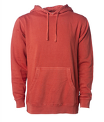 Midweight Pigment-Dyed Hooded Men's Sweatshirt - Independent Trading Co. PRM4500