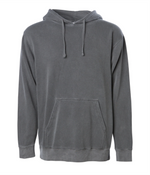 Midweight Pigment-Dyed Hooded Men's Sweatshirt - Independent Trading Co. PRM4500