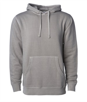 Midweight Pigment-Dyed Hooded Men's Sweatshirt - Independent Trading Co. PRM4500