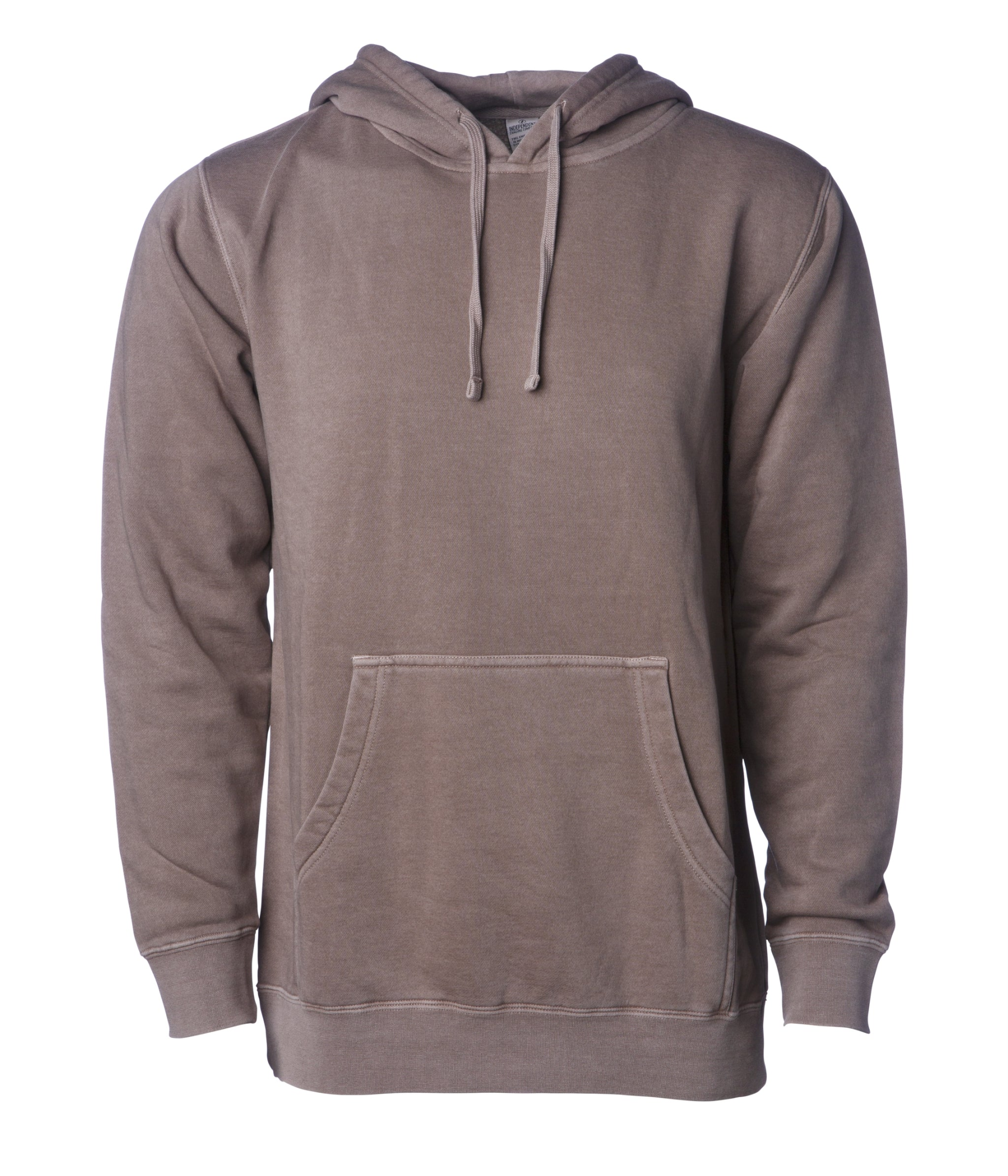 Midweight Pigment-Dyed Hooded Men's Sweatshirt - Independent Trading Co. PRM4500
