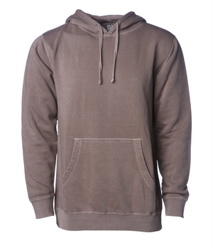 Midweight Pigment-Dyed Hooded Men's Sweatshirt - Independent Trading Co. PRM4500
