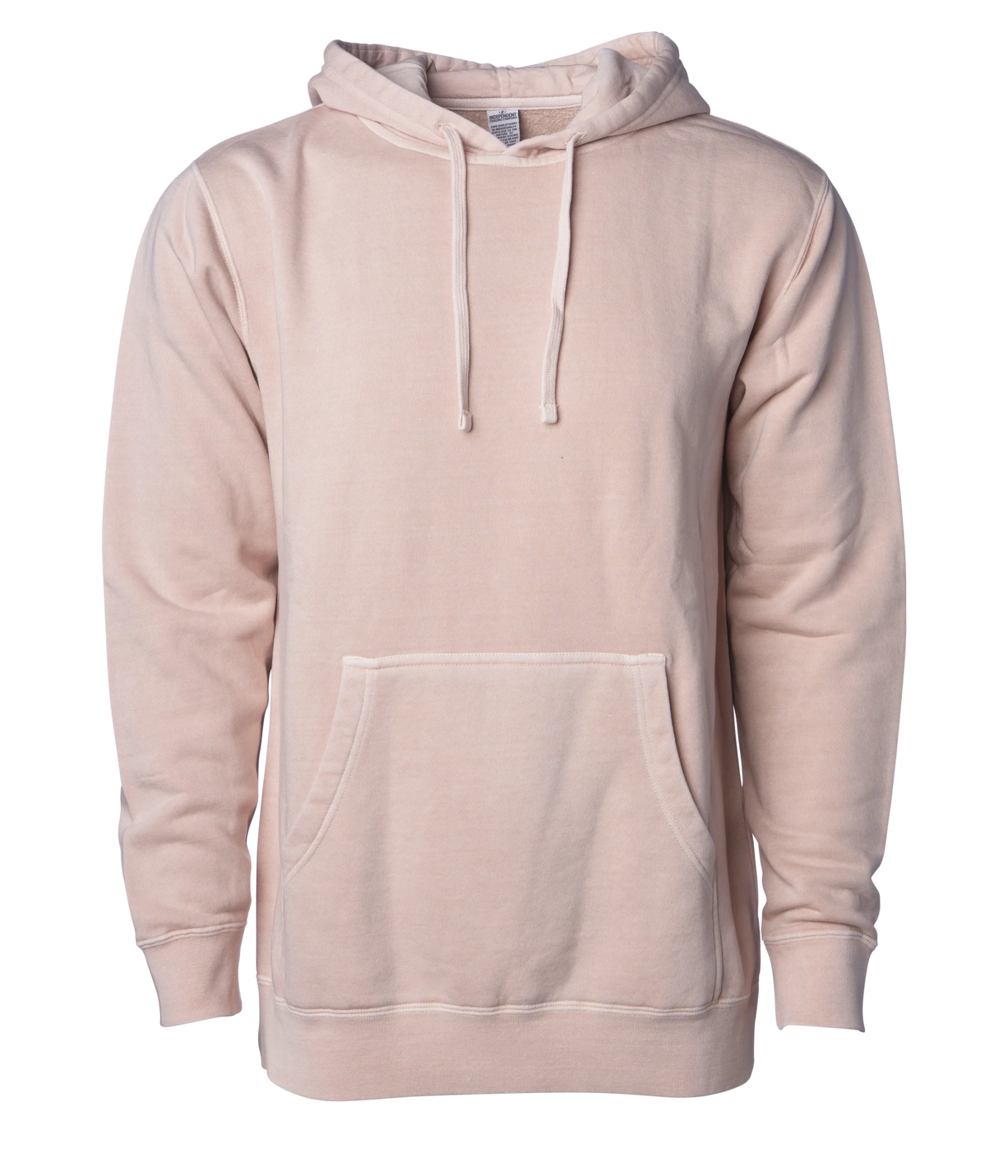 Midweight Pigment-Dyed Hooded Men's Sweatshirt - Independent Trading Co. PRM4500