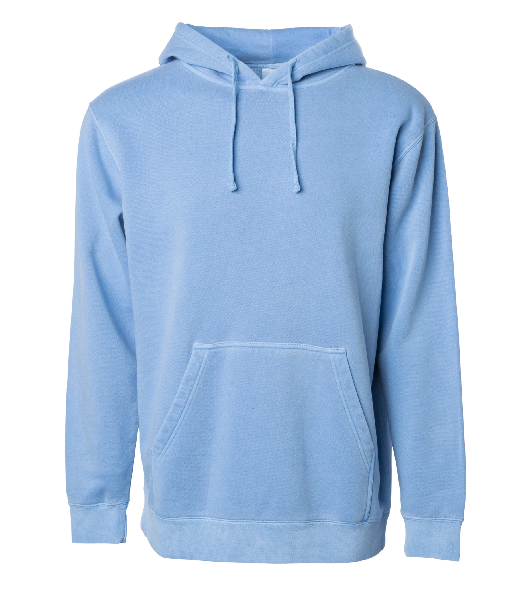Midweight Pigment-Dyed Hooded Men's Sweatshirt - Independent Trading Co. PRM4500