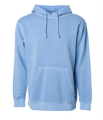 Midweight Pigment-Dyed Hooded Men's Sweatshirt - Independent Trading Co. PRM4500