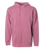 Midweight Pigment-Dyed Hooded Men's Sweatshirt - Independent Trading Co. PRM4500