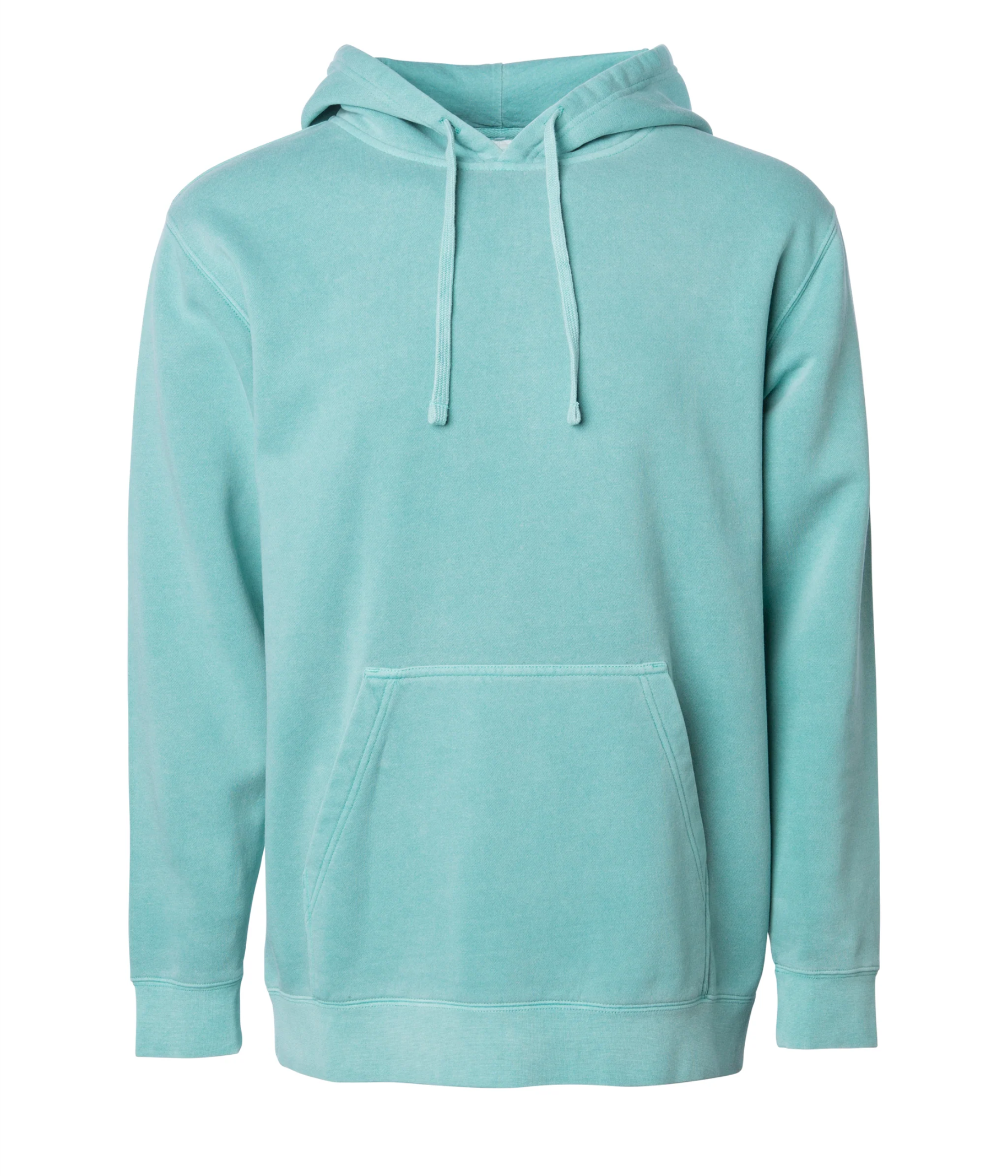 Midweight Pigment-Dyed Hooded Men's Sweatshirt - Independent Trading Co. PRM4500