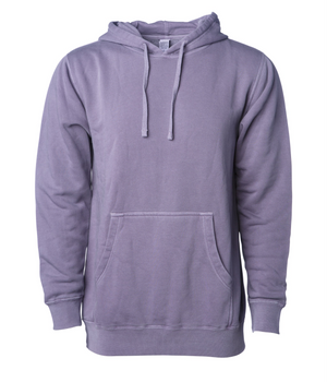 Midweight Pigment-Dyed Hooded Men's Sweatshirt - Independent Trading Co. PRM4500
