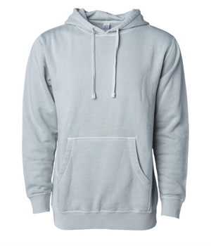Midweight Pigment-Dyed Hooded Men's Sweatshirt - Independent Trading Co. PRM4500