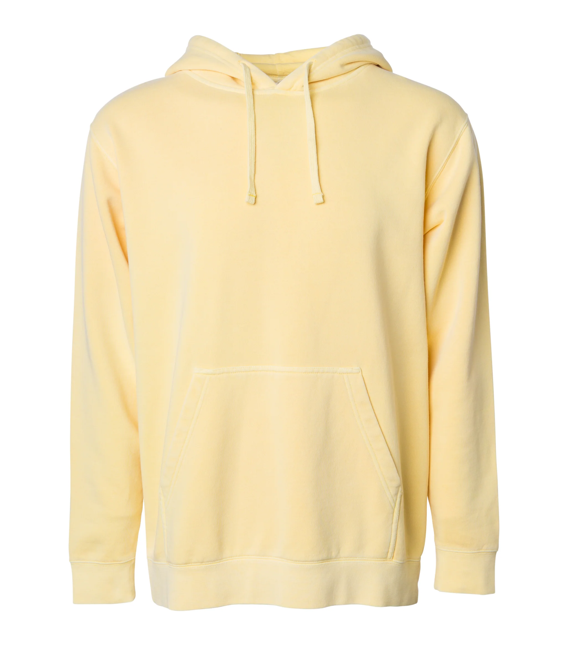 Midweight Pigment-Dyed Hooded Men's Sweatshirt - Independent Trading Co. PRM4500