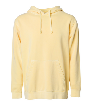Midweight Pigment-Dyed Hooded Men's Sweatshirt - Independent Trading Co. PRM4500