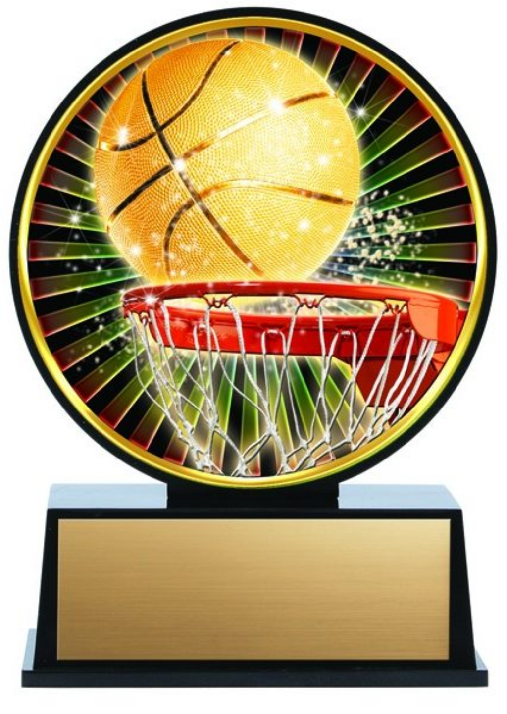 Basketball 4 1/2" Holder on Base - Vibe Series