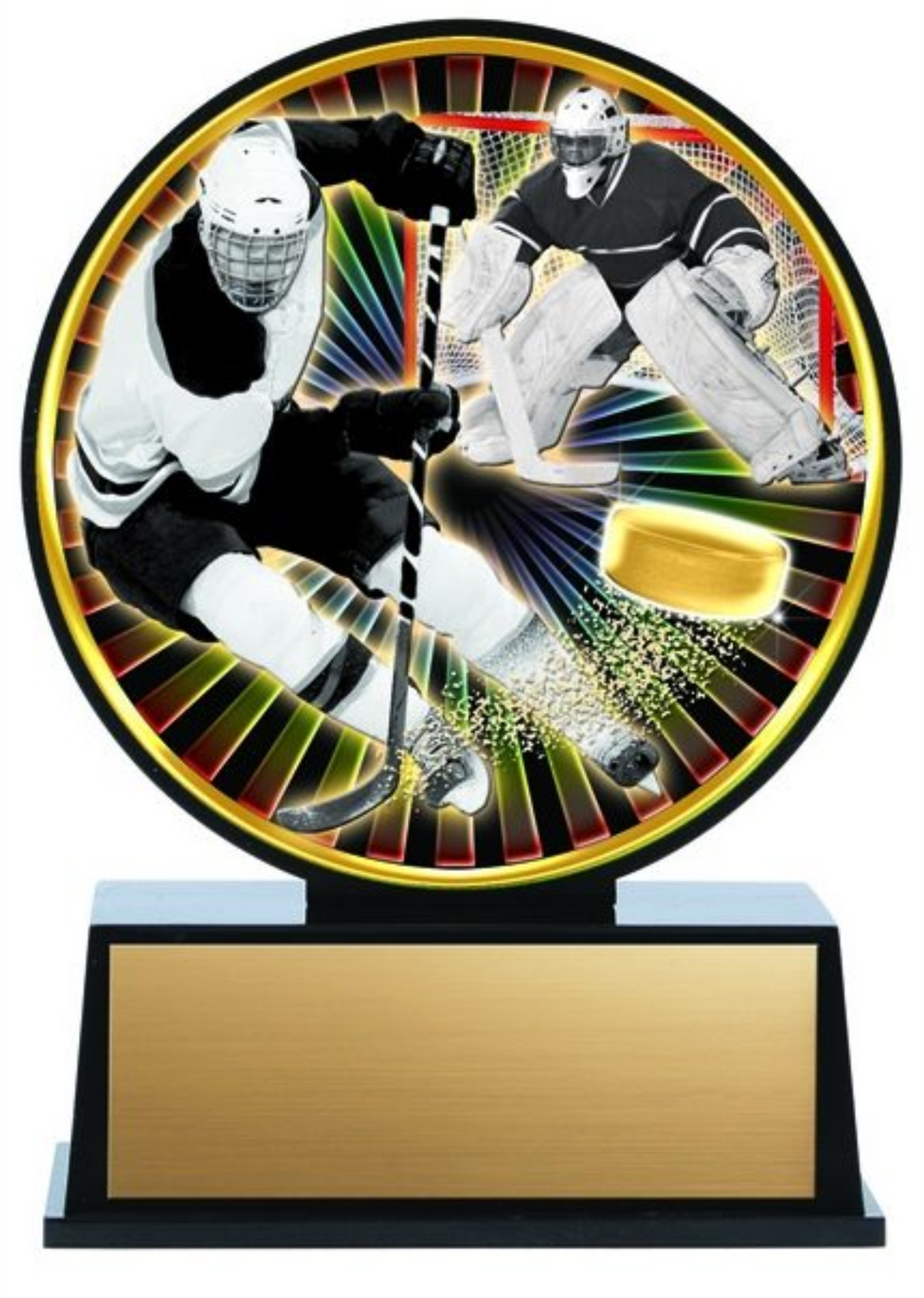 Hockey 4 1/2" Holder on Base - Vibe Series