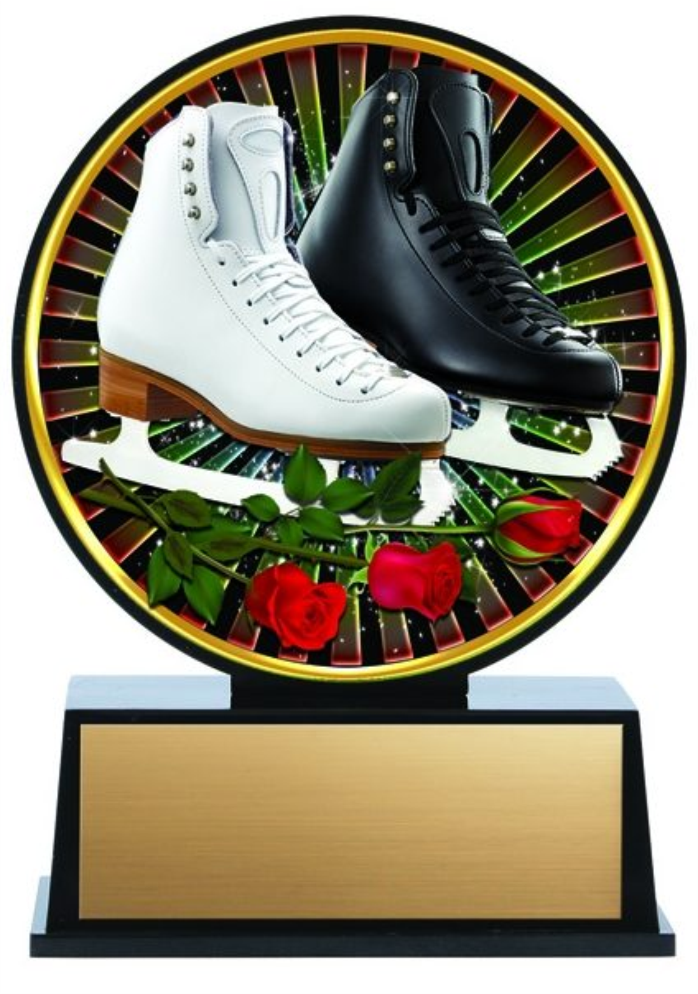 Figure Skating, 4 1/2" Holder on Base - Vibe Series