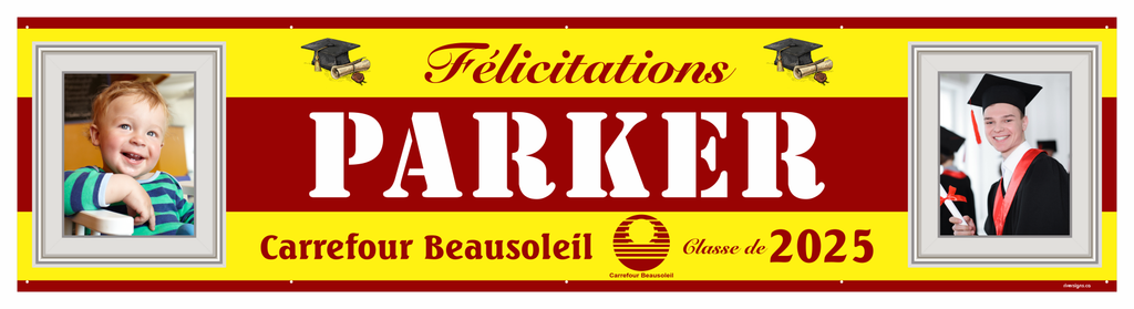 The ’Parker’ Banner - 2’ x 8’