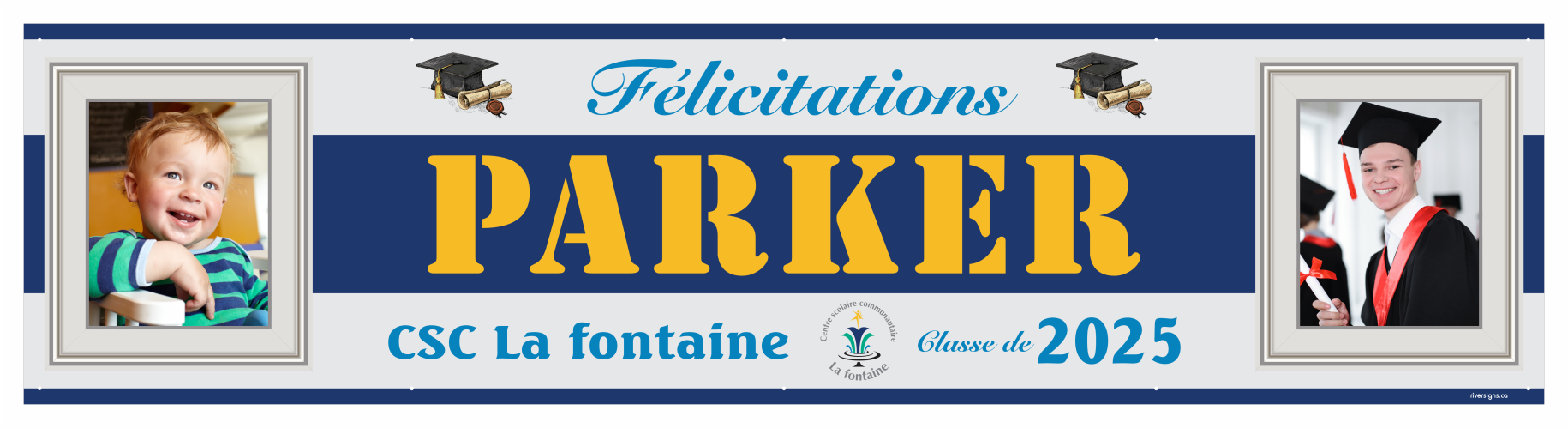 The ’Parker’ Banner - 2’ x 8’