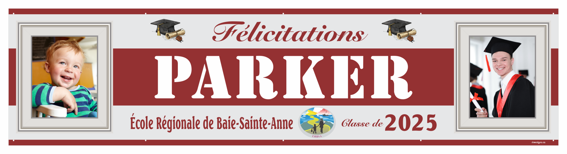 The ’Parker’ Banner - 2’ x 8’