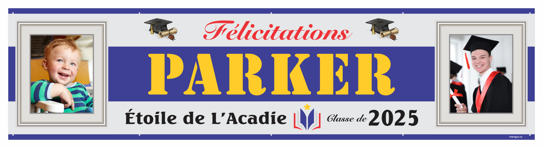 The ’Parker’ Banner - 2’ x 8’