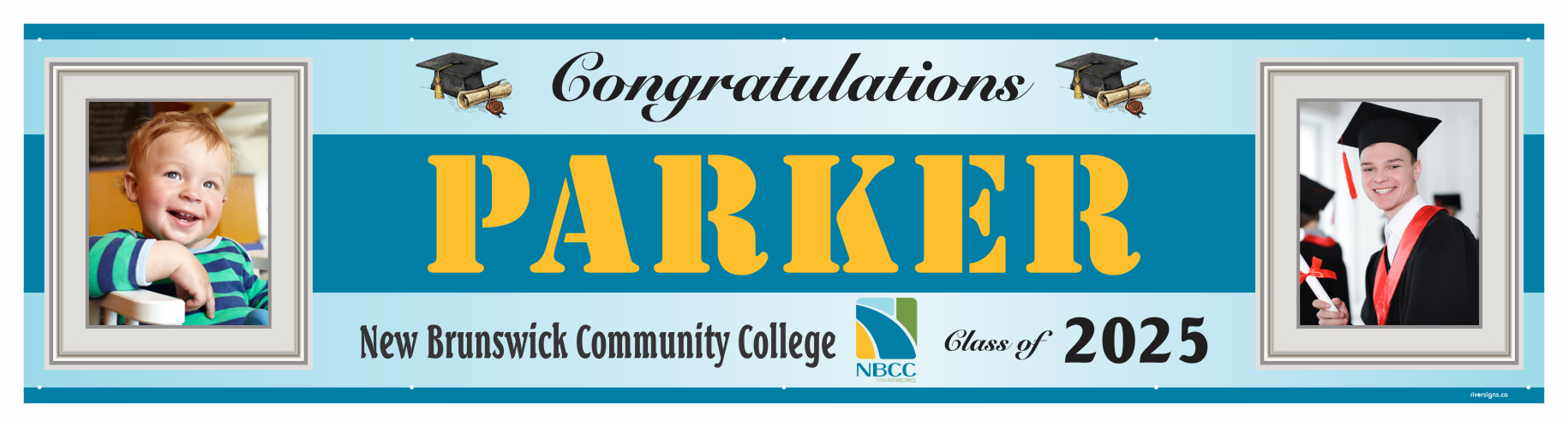 The ’Parker’ Banner - 2’ x 8’