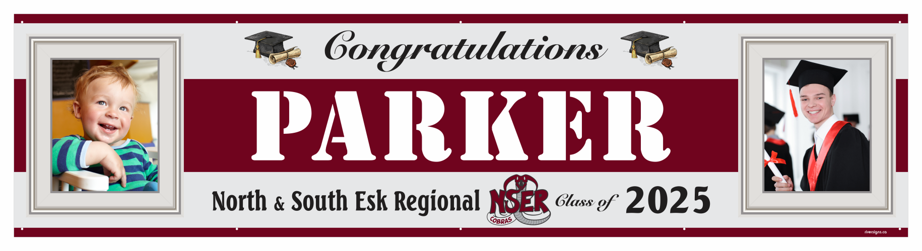 The ’Parker’ Banner - 2’ x 8’