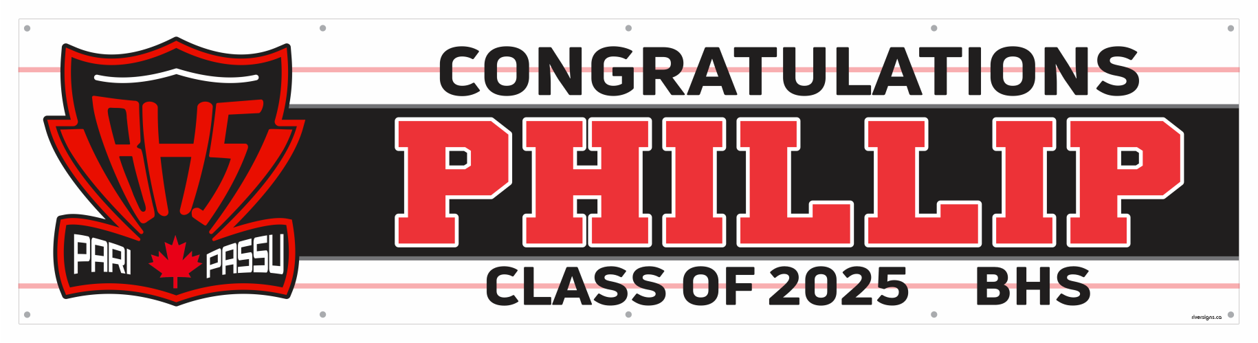 The ’Phillip’ Banner - 2’ x 8’