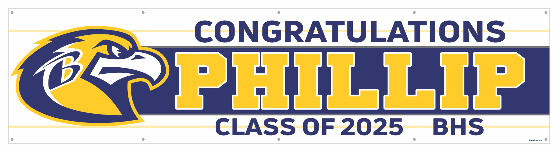The ’Phillip’ Banner - 2’ x 8’