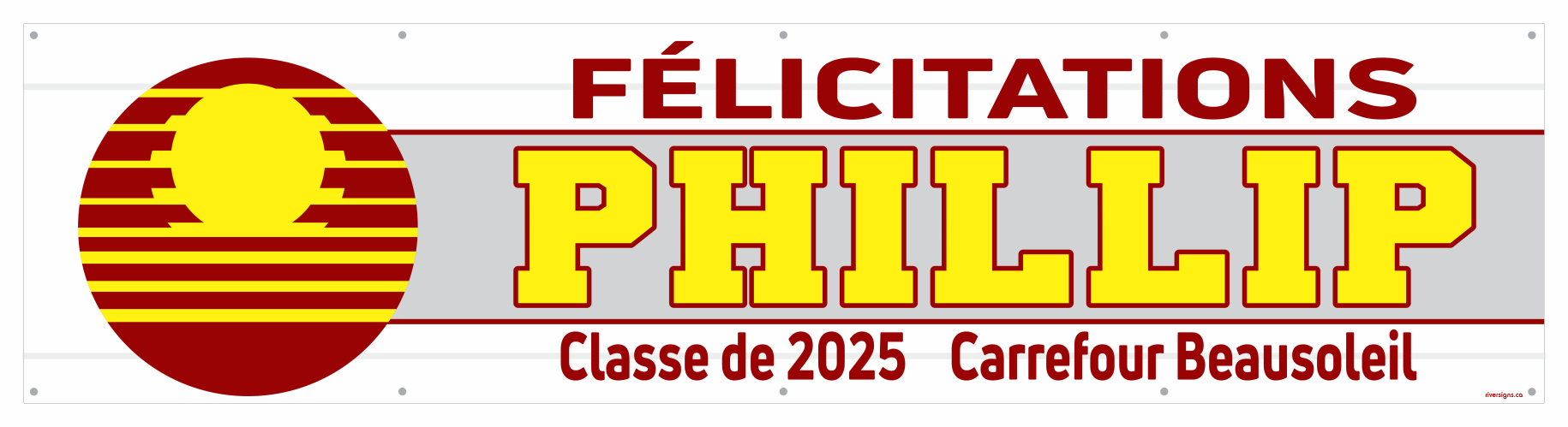 The ’Phillip’ Banner - 2’ x 8’