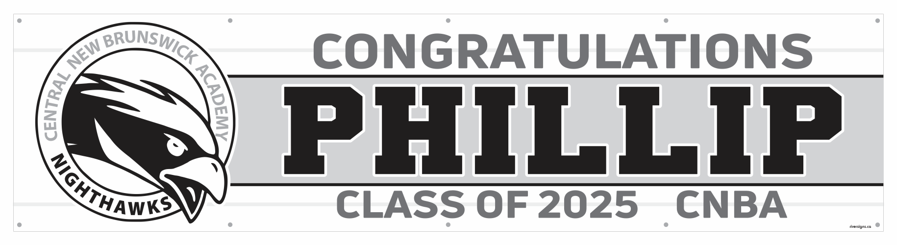 The ’Phillip’ Banner - 2’ x 8’