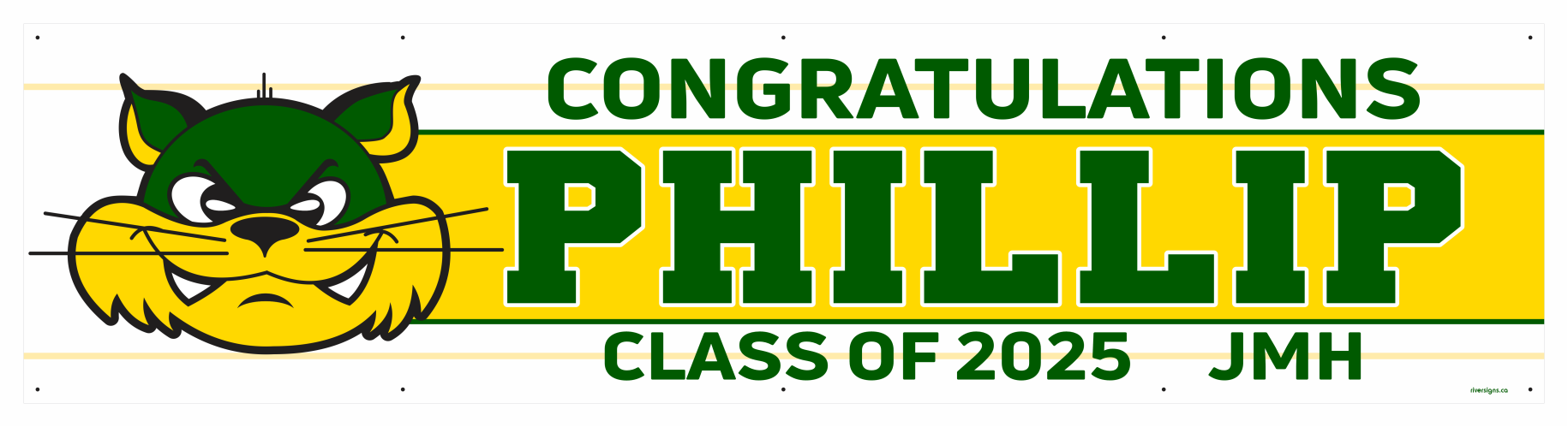 The ’Phillip’ Banner - 2’ x 8’