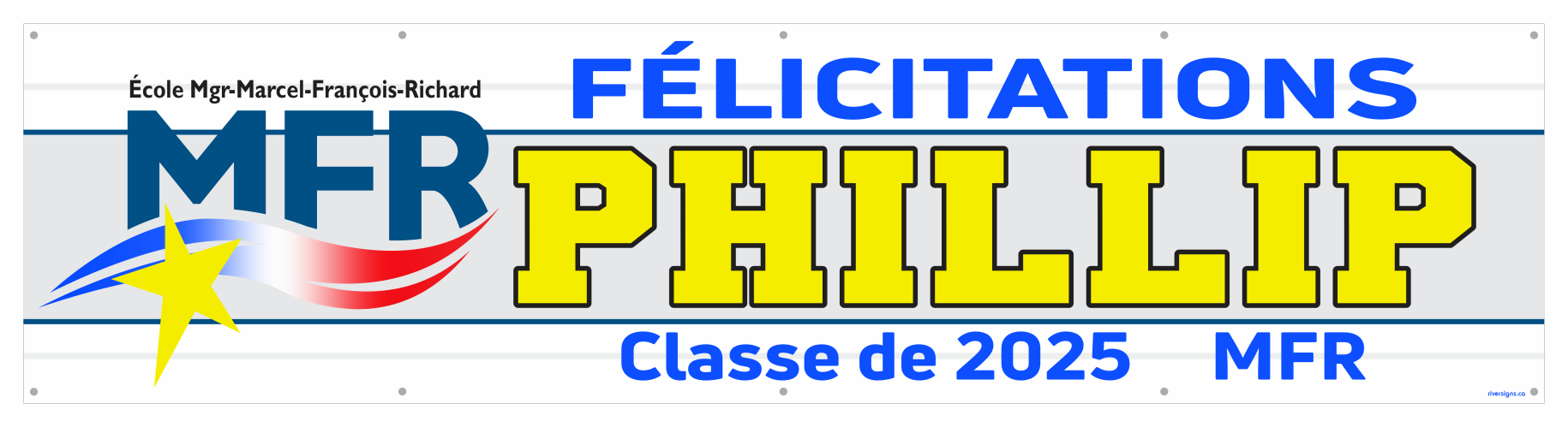 The ’Phillip’ Banner - 2’ x 8’