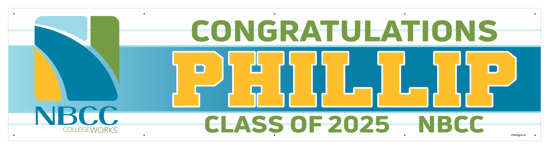 The ’Phillip’ Banner - 2’ x 8’