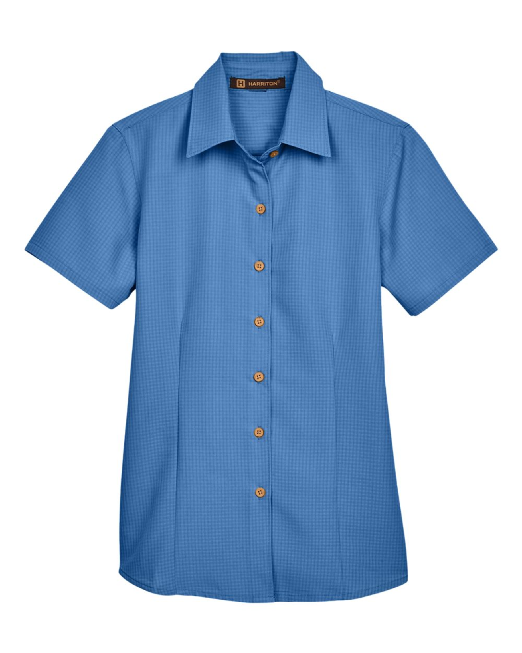 Ladies' Barbados Textured Camp Shirt -Harriton M560W
