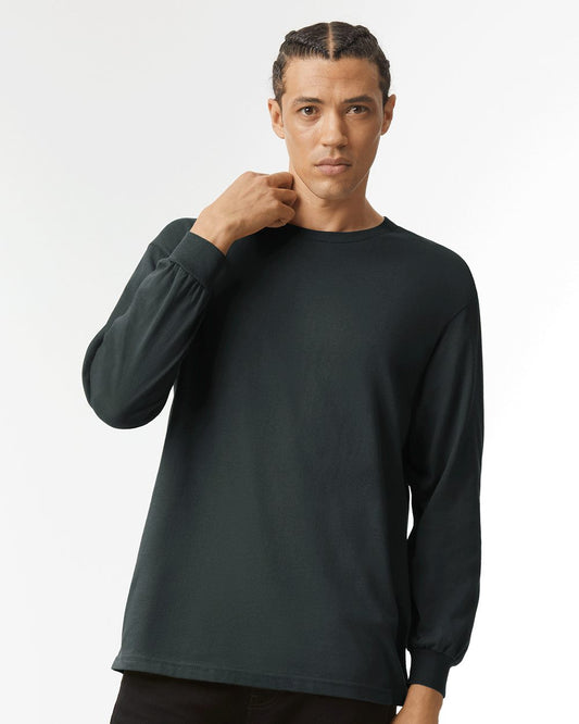 Unisex Heavyweight Cotton Long Sleeve Tee - American Apparel 1304