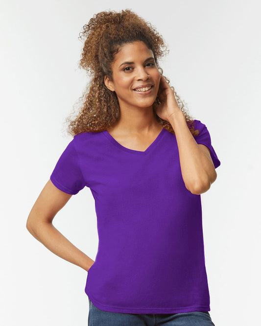 Heavy Cotton™ Women’s V-Neck T-Shirt - Gildan 5V00L
