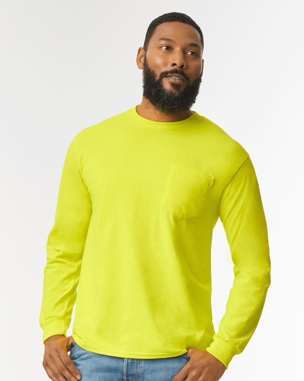 Ultra Cotton® Long Sleeve Pocket T-Shirt - Gildan 2410