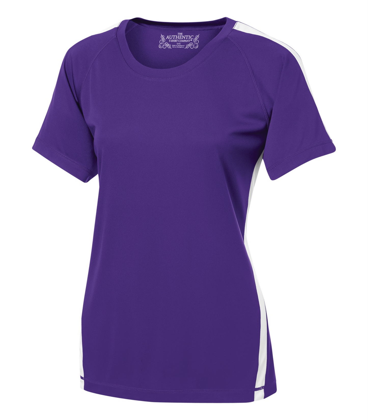 Ladies T-Shirt with Stripe - Polyester - ATC L3519