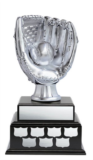 Baseball 15’’ 2-Tier Annual trophy