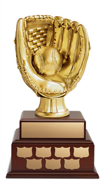 Baseball 15’’ 2-Tier Annual trophy